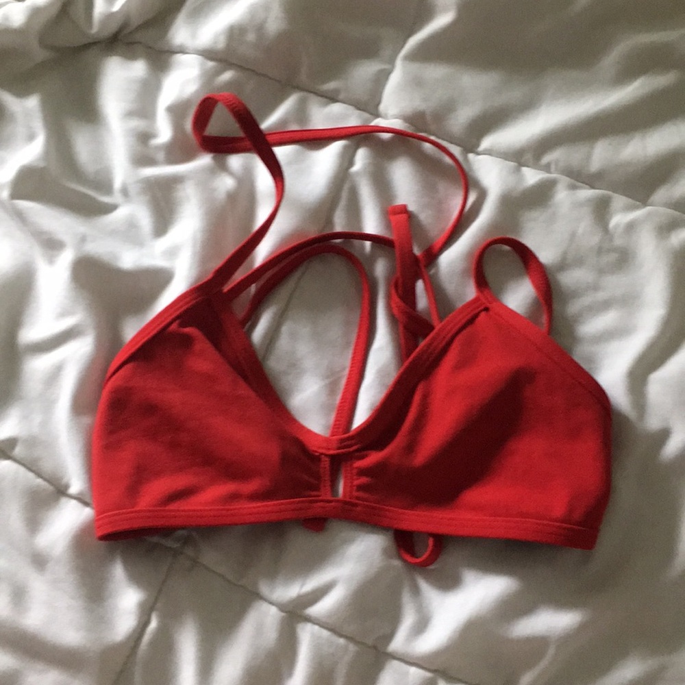 Red jolyn bikini top price negotiable